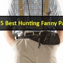 man wearing hunting fanny pack
